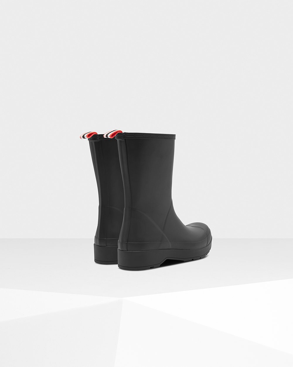 Hunter Original Mid-Height Rain Play Boots - Cheap Online Mens Black - BIJEWS629